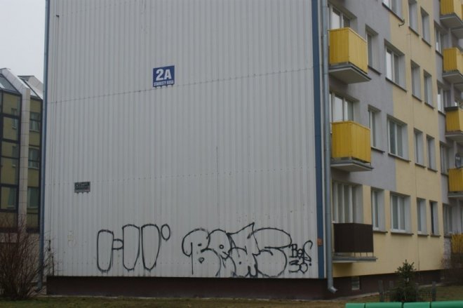Ostrołęka: „Graficiarze” wyrządzili straty mogące przekraczać nawet 10 tys. zł [27.02.2014] - zdjęcie #4 - eOstroleka.pl
