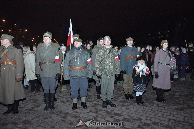 Marsz Pamięci Żołnierzy Wyklętych [01.03.2014] - zdjęcie #98 - eOstroleka.pl