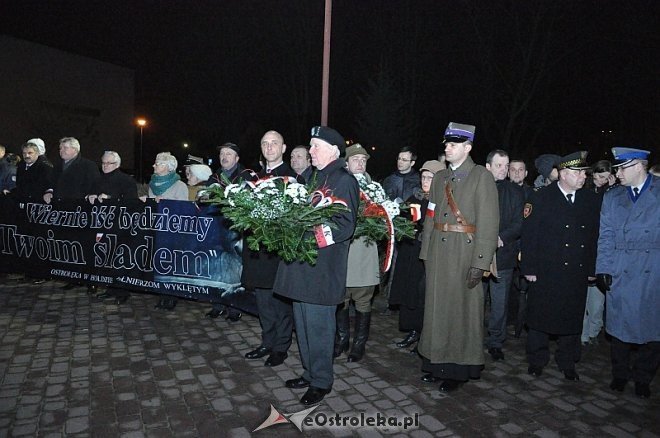 Marsz Pamięci Żołnierzy Wyklętych [01.03.2014] - zdjęcie #96 - eOstroleka.pl