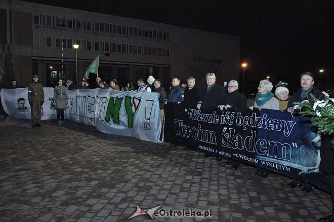 Marsz Pamięci Żołnierzy Wyklętych [01.03.2014] - zdjęcie #95 - eOstroleka.pl
