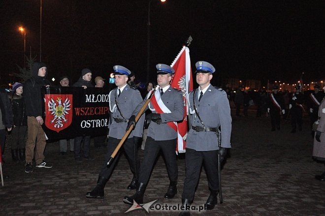Marsz Pamięci Żołnierzy Wyklętych [01.03.2014] - zdjęcie #91 - eOstroleka.pl