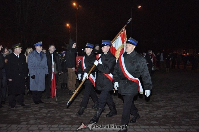 Marsz Pamięci Żołnierzy Wyklętych [01.03.2014] - zdjęcie #90 - eOstroleka.pl