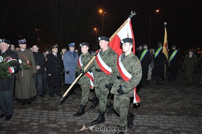Marsz Pamięci Żołnierzy Wyklętych [01.03.2014] - zdjęcie #89 - eOstroleka.pl