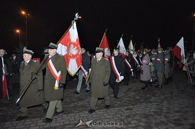 Marsz Pamięci Żołnierzy Wyklętych [01.03.2014] - zdjęcie #88 - eOstroleka.pl