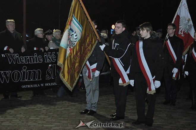 Marsz Pamięci Żołnierzy Wyklętych [01.03.2014] - zdjęcie #84 - eOstroleka.pl