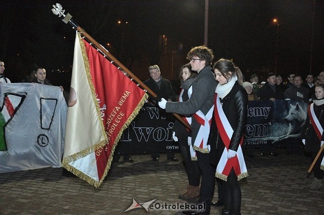 Marsz Pamięci Żołnierzy Wyklętych [01.03.2014] - zdjęcie #82 - eOstroleka.pl