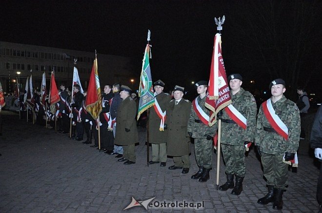Marsz Pamięci Żołnierzy Wyklętych [01.03.2014] - zdjęcie #80 - eOstroleka.pl