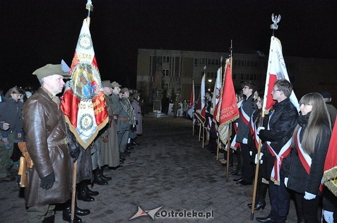 Marsz Pamięci Żołnierzy Wyklętych [01.03.2014] - zdjęcie #78 - eOstroleka.pl