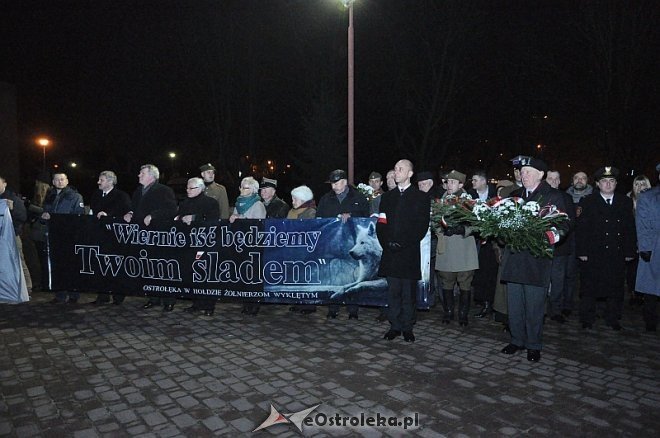 Marsz Pamięci Żołnierzy Wyklętych [01.03.2014] - zdjęcie #76 - eOstroleka.pl