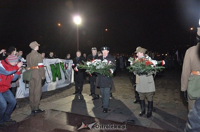 Marsz Pamięci Żołnierzy Wyklętych [01.03.2014] - zdjęcie #29 - eOstroleka.pl