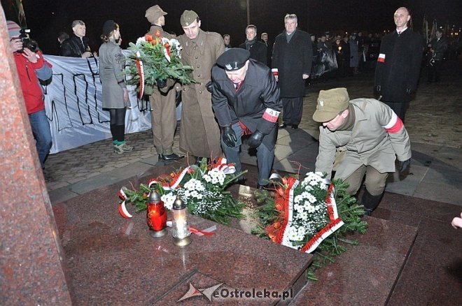 Marsz Pamięci Żołnierzy Wyklętych [01.03.2014] - zdjęcie #68 - eOstroleka.pl