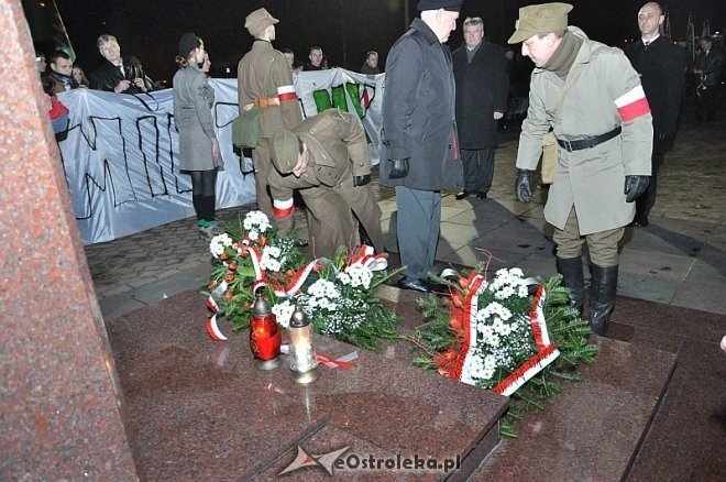 Marsz Pamięci Żołnierzy Wyklętych [01.03.2014] - zdjęcie #66 - eOstroleka.pl