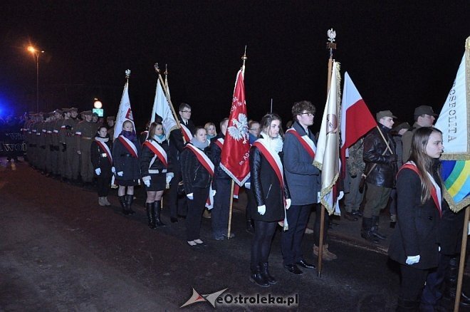 Marsz Pamięci Żołnierzy Wyklętych [01.03.2014] - zdjęcie #58 - eOstroleka.pl