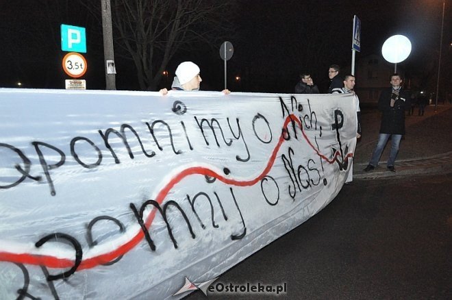 Marsz Pamięci Żołnierzy Wyklętych [01.03.2014] - zdjęcie #38 - eOstroleka.pl