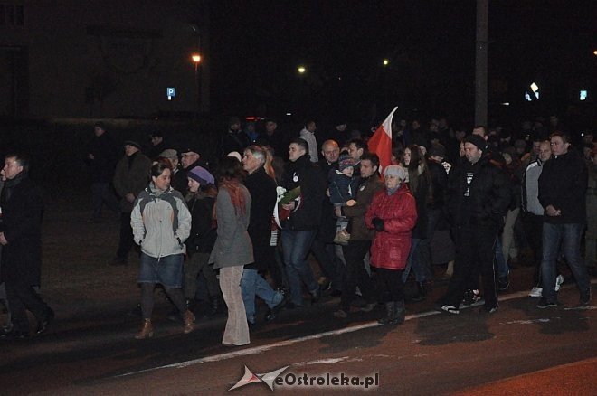 Marsz Pamięci Żołnierzy Wyklętych [01.03.2014] - zdjęcie #54 - eOstroleka.pl