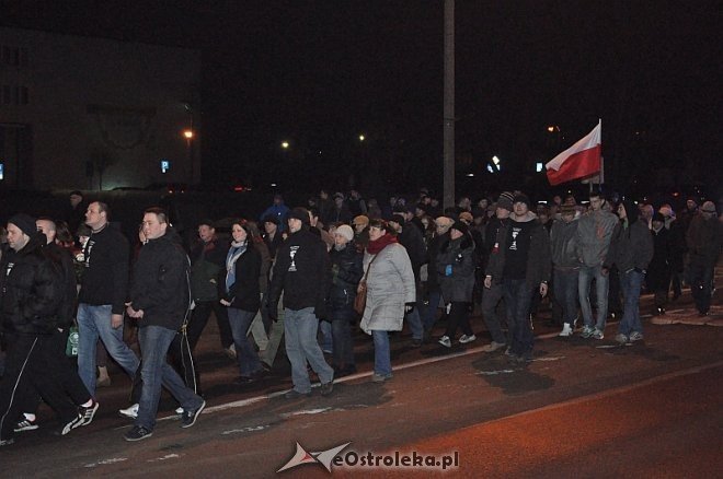 Marsz Pamięci Żołnierzy Wyklętych [01.03.2014] - zdjęcie #53 - eOstroleka.pl
