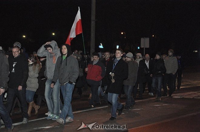 Marsz Pamięci Żołnierzy Wyklętych [01.03.2014] - zdjęcie #52 - eOstroleka.pl