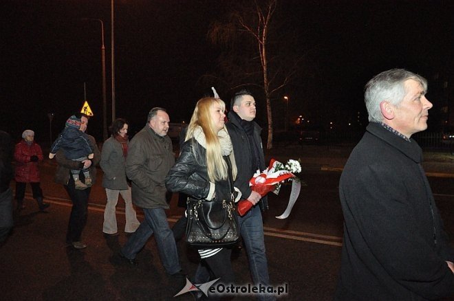 Marsz Pamięci Żołnierzy Wyklętych [01.03.2014] - zdjęcie #51 - eOstroleka.pl