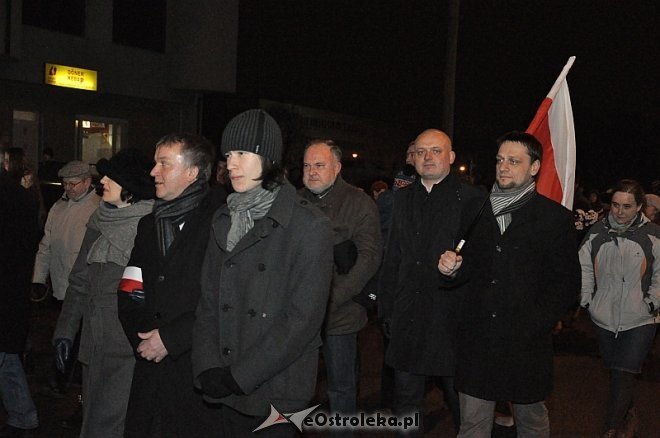Marsz Pamięci Żołnierzy Wyklętych [01.03.2014] - zdjęcie #50 - eOstroleka.pl