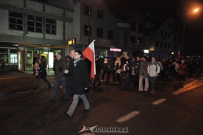 Marsz Pamięci Żołnierzy Wyklętych [01.03.2014] - zdjęcie #47 - eOstroleka.pl