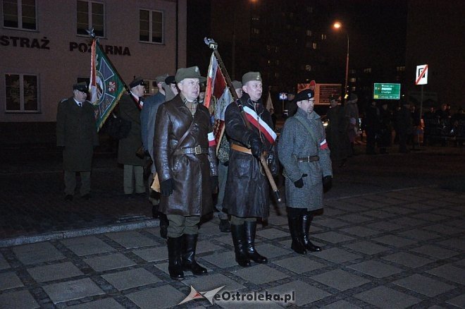 Marsz Pamięci Żołnierzy Wyklętych [01.03.2014] - zdjęcie #33 - eOstroleka.pl