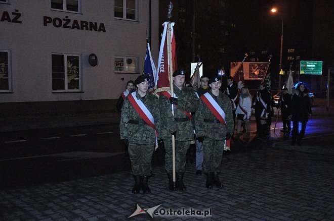 Marsz Pamięci Żołnierzy Wyklętych [01.03.2014] - zdjęcie #31 - eOstroleka.pl