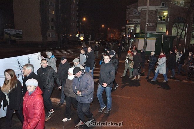 Marsz Pamięci Żołnierzy Wyklętych [01.03.2014] - zdjęcie #32 - eOstroleka.pl