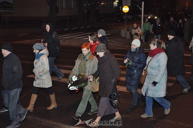 Marsz Pamięci Żołnierzy Wyklętych [01.03.2014] - zdjęcie #30 - eOstroleka.pl