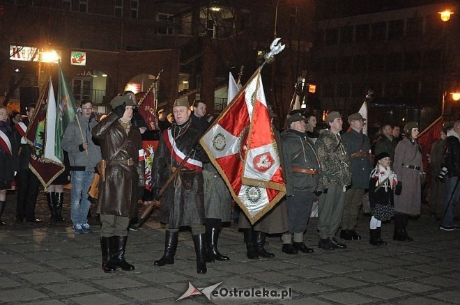 Marsz Pamięci Żołnierzy Wyklętych [01.03.2014] - zdjęcie #8 - eOstroleka.pl