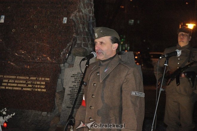 Marsz Pamięci Żołnierzy Wyklętych [01.03.2014] - zdjęcie #3 - eOstroleka.pl
