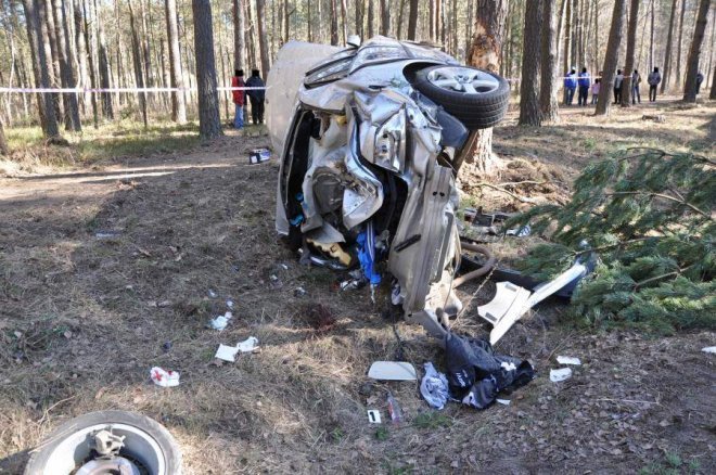 Groźny wypadek w Długosiodle [9.03.2014] - zdjęcie #5 - eOstroleka.pl
