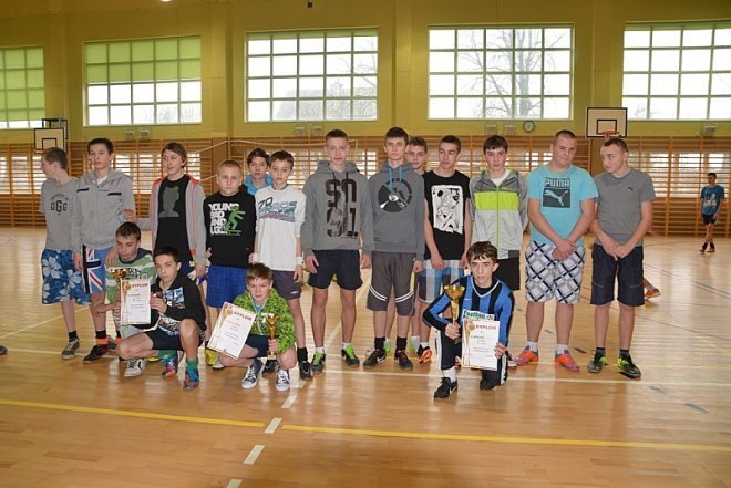 Turniej halowej piłki nożnej w Goworowie [12.03.2014] - zdjęcie #18 - eOstroleka.pl