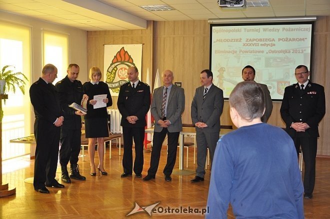 „Młodzież Zapobiega Pożarom” - eliminacje powiatowe Ogólnopolskiego Turnieju Wiedzy Pożarniczej [13.03.2014] - zdjęcie #13 - eOstroleka.pl