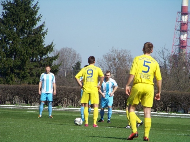 Korona HiD Ostrołęka - Błękitni Gąbin (29.03.2014) - zdjęcie #38 - eOstroleka.pl