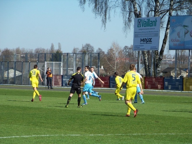Korona HiD Ostrołęka - Błękitni Gąbin (29.03.2014) - zdjęcie #27 - eOstroleka.pl