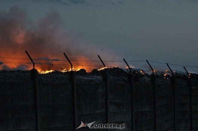 Płonie wysypisko śmieci przy ulicy Turskiego w Ostrołęce [31.03.2014] - zdjęcie #9 - eOstroleka.pl