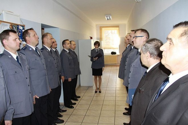 Myszyniec: Asp. szt. Janusz Jędrzejczyk nowym zastępcą komendanta policji [02.04.2014] - zdjęcie #6 - eOstroleka.pl