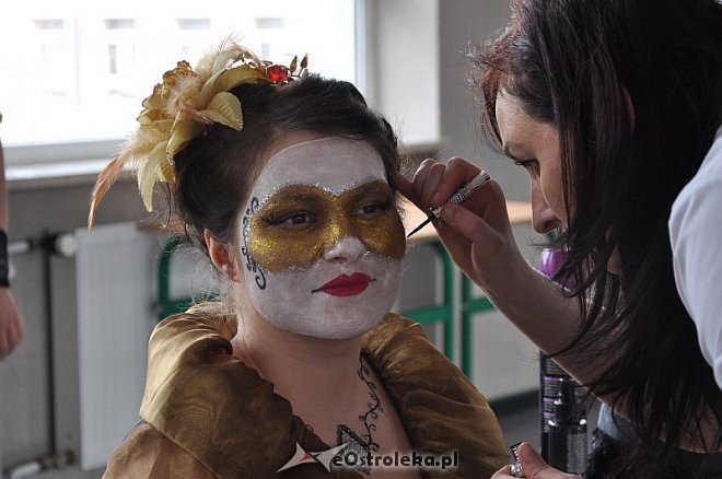 III Szkolny Konkurs Makijażu „Karnawał w Wenecji” [06.04.2014] - zdjęcie #91 - eOstroleka.pl