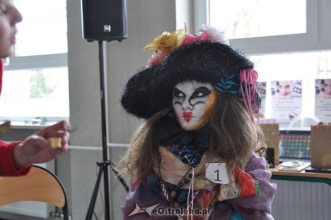 III Szkolny Konkurs Makijażu „Karnawał w Wenecji” [06.04.2014] - zdjęcie #77 - eOstroleka.pl