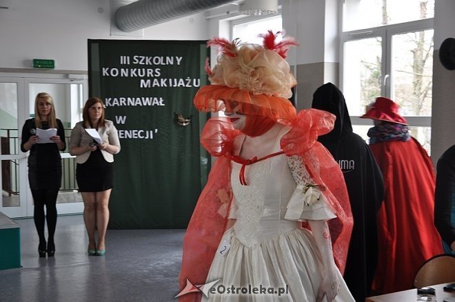 III Szkolny Konkurs Makijażu „Karnawał w Wenecji” [06.04.2014] - zdjęcie #60 - eOstroleka.pl