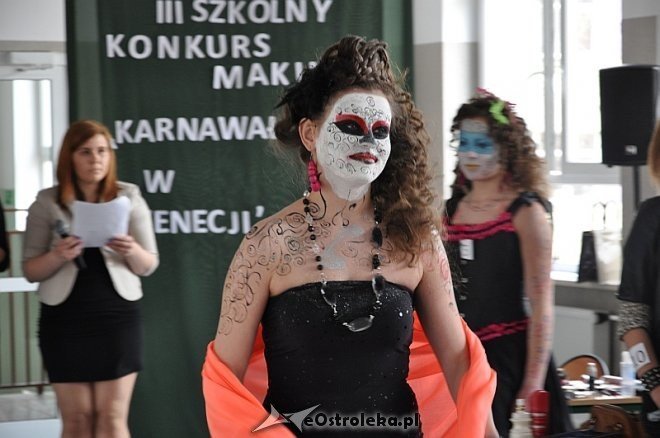 III Szkolny Konkurs Makijażu „Karnawał w Wenecji” [06.04.2014] - zdjęcie #58 - eOstroleka.pl