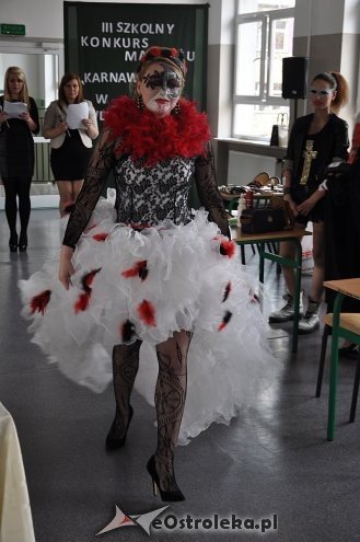 III Szkolny Konkurs Makijażu „Karnawał w Wenecji” [06.04.2014] - zdjęcie #56 - eOstroleka.pl