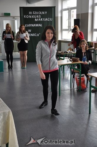 III Szkolny Konkurs Makijażu „Karnawał w Wenecji” [06.04.2014] - zdjęcie #40 - eOstroleka.pl
