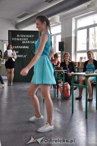 III Szkolny Konkurs Makijażu „Karnawał w Wenecji” [06.04.2014] - zdjęcie #34 - eOstroleka.pl