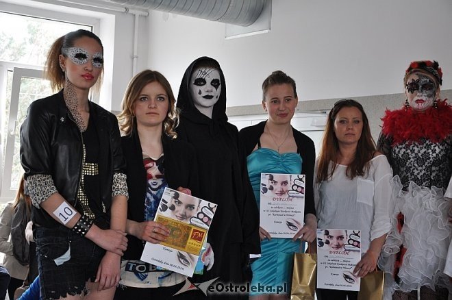 III Szkolny Konkurs Makijażu „Karnawał w Wenecji” [06.04.2014] - zdjęcie #14 - eOstroleka.pl