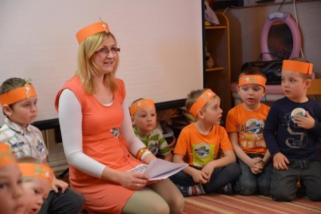 „Światowy dzień marchewki” w Przedszkolu Samorządowym w Goworowie [08.04.2014] - zdjęcie #29 - eOstroleka.pl