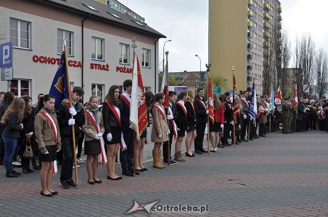 Miejskie obchody 4. rocznicy katastrofy smoleńskiej [10.04.2014]  - zdjęcie #14 - eOstroleka.pl