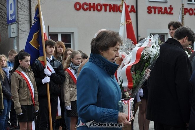Miejskie obchody 4. rocznicy katastrofy smoleńskiej [10.04.2014]  - zdjęcie #31 - eOstroleka.pl