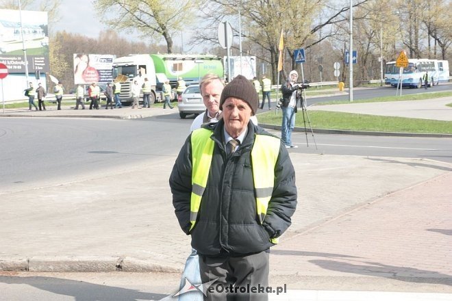 Protest w sprawie budowy obwodnicy Ostrołęki [10.04.2014] - zdjęcie #36 - eOstroleka.pl
