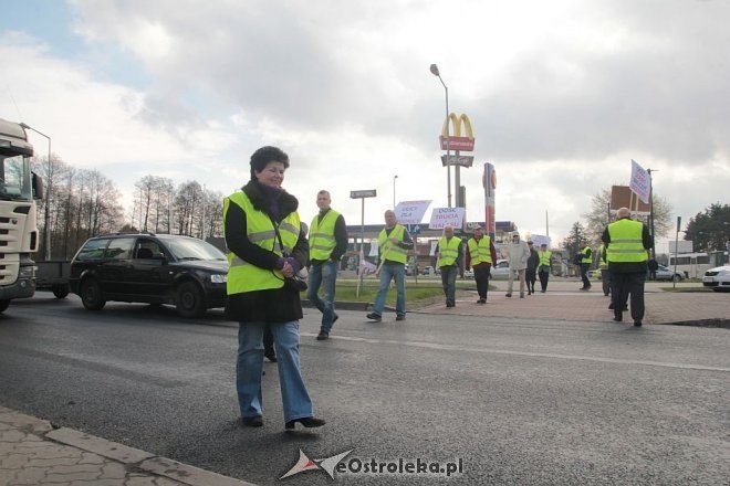 Protest w sprawie budowy obwodnicy Ostrołęki [10.04.2014] - zdjęcie #29 - eOstroleka.pl